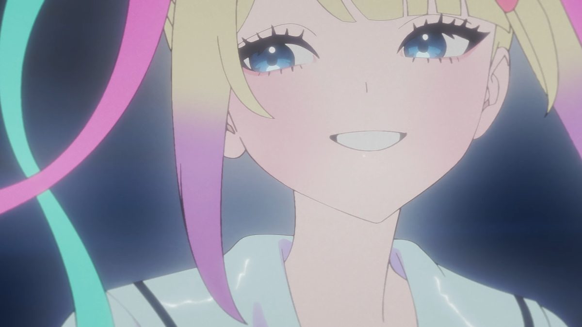 多彩长发蓝眼动漫女孩