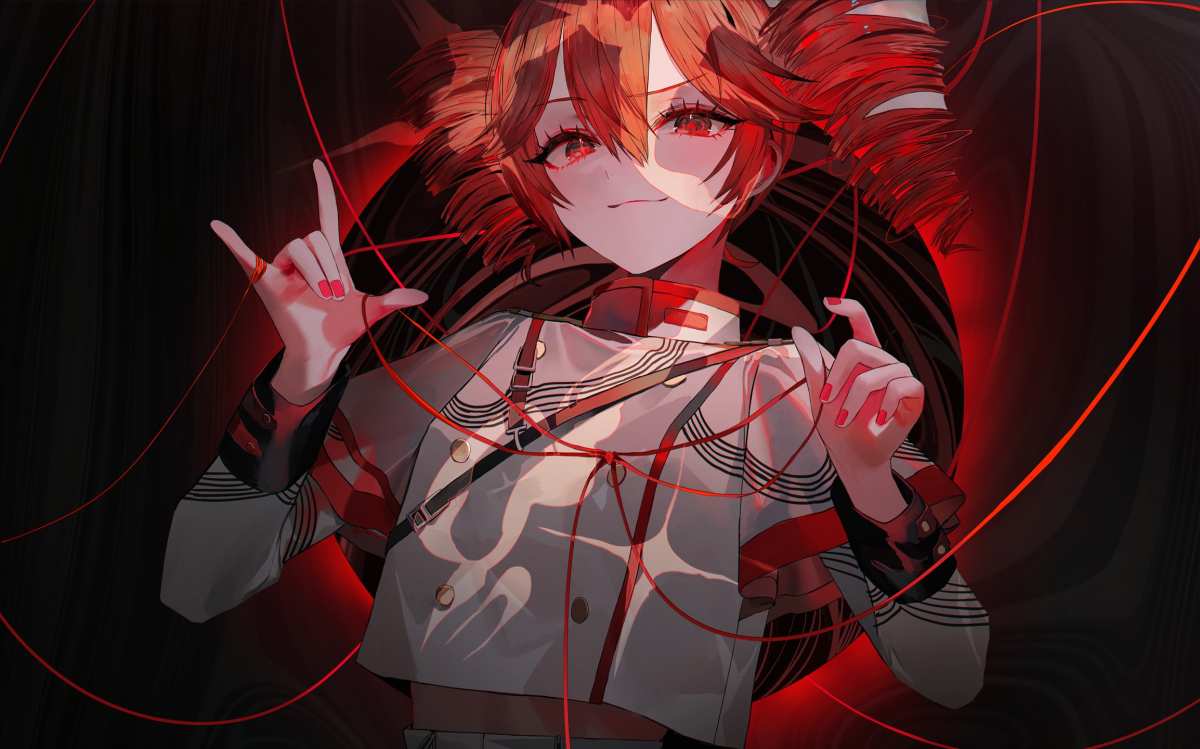 红发少女动态壁纸