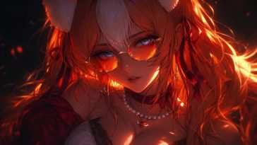 狐狸动漫女孩 · 动态壁纸