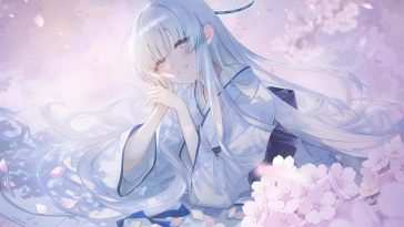 日式樱花花瓣动态壁纸