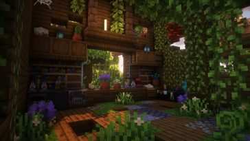 Minecraft杂草丛生小屋动态壁纸