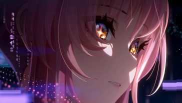 星空动态壁纸：女孩眼中呼啸的波浪