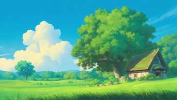 夏云小屋动态壁纸