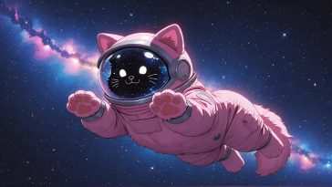 宇航员猫动态壁纸