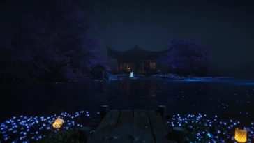 蓝花湖动态壁纸·星空美景