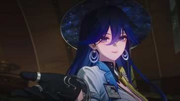蓝毛少女手牵手动态壁纸