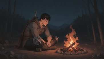 森林夜景动态壁纸
