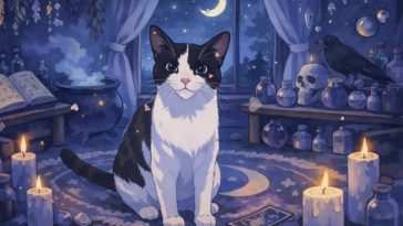 午夜魔法猫 · 动态壁纸