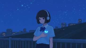 动漫学校女孩破碎的心像素 · 动态壁纸