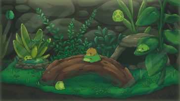 Cozy Toads Terrarium Live Wallpaper