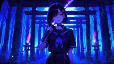 Saya Kisaragi Torii Shrine Blo · 动态壁纸