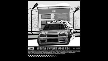 JDM日产Skyline GT-R R34 · 动态壁纸