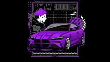 Ryomen Sukuna BMW M4 Live Wallpaper