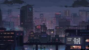 夜城像素 · 动态壁纸