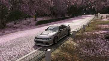 日产GTR R33樱花极限竞速地平线6 · 动态壁纸