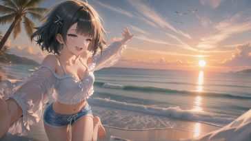 Endministrator海滨自拍Arknights En · 动态壁纸