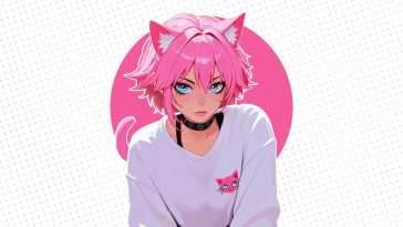 流行艺术猫女孩 · 动态壁纸