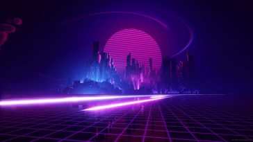 Synthwave City Live Wallpaper