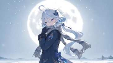 Furina Silver Moon Genshin Impact Live Wallpaper