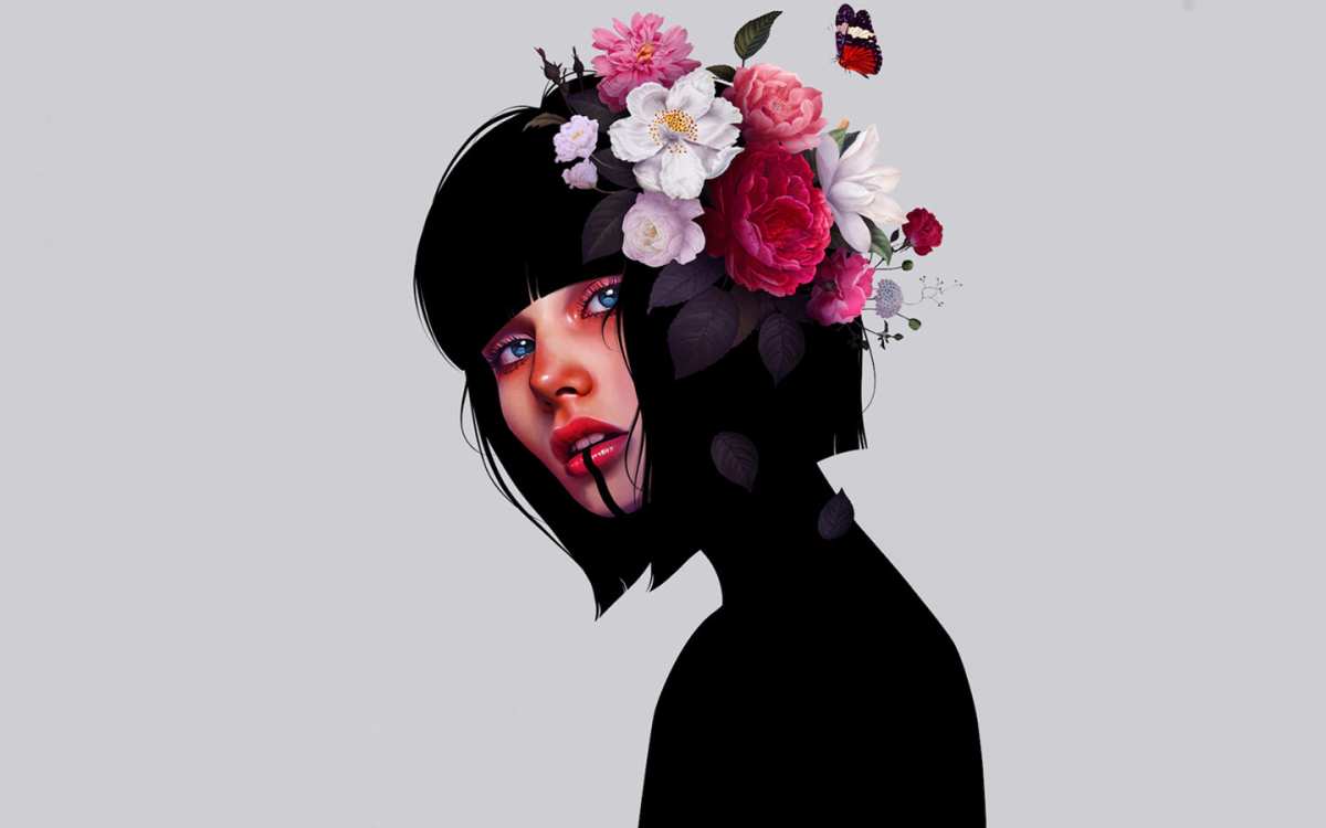 artwork · flowers · port高清壁纸