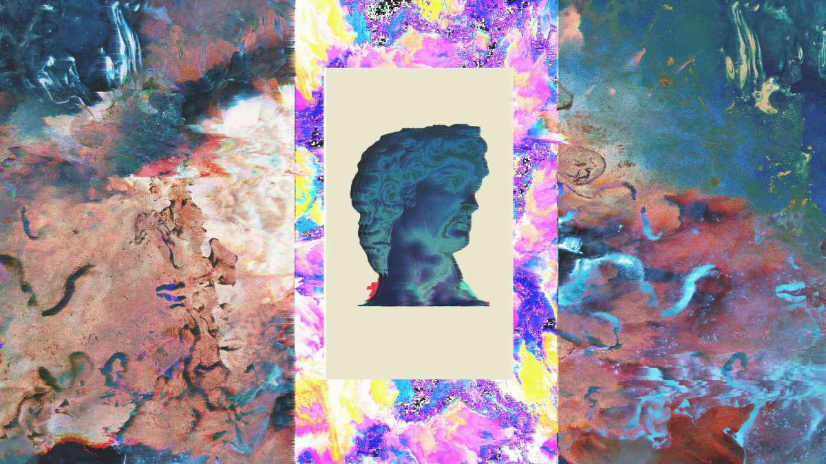 vaporwave · statue · anc高清壁纸