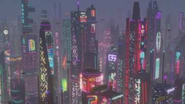 AI赛博朋克城 · 动态壁纸