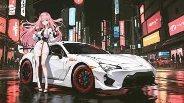 Zero Two Supra JDM东京漂移 · 动态壁纸