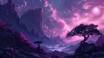 树之星空 · 动态壁纸
