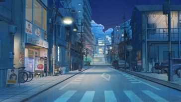 夜晚的日本街道 · 动态壁纸