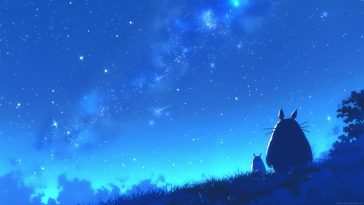 Totoro观星夜空之旅 · 动态壁纸