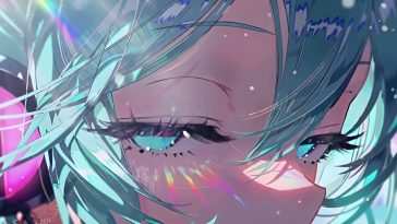 Hatsune Miku Eyes Live Wallpaper
