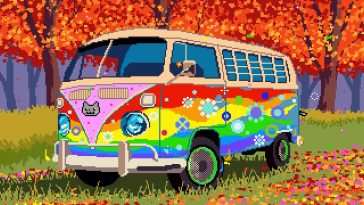Nyan Cat Car Pixel Live Wallpaper
