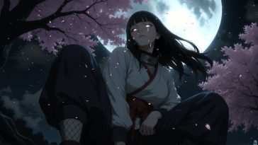 Hinata Hyuga月光 · 动态壁纸