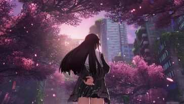 Chisa Sakura花瓣呼啸海浪 · 动态壁纸