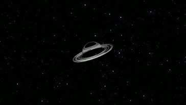 土星单色 · 动态壁纸