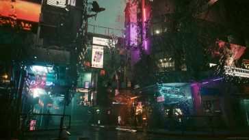 赛博朋克2077阴雨天 · 动态壁纸