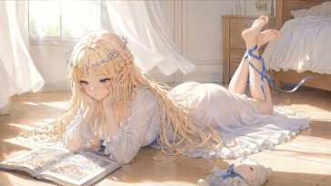 Cartethyia Sunlight Reading Wuthering Waves Live Wallpaper
