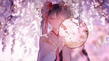 Miku紫藤花 · 动态壁纸