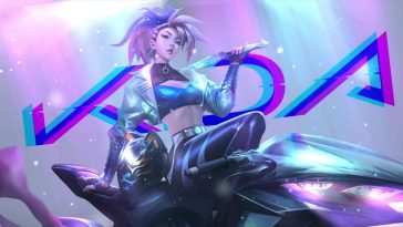 KDA Akali摩托车英雄联盟 · 动态壁纸