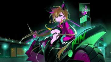 Racer Rin Muse Dash Live Wallpaper