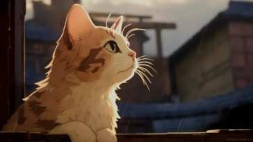 猫看雨 · 动态壁纸