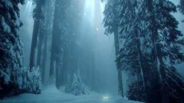 白雪皑皑的森 · 动态壁纸