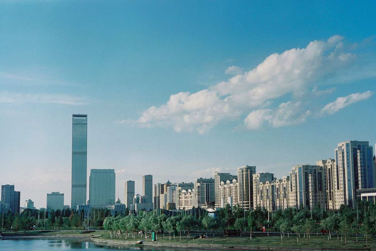 宁静景色·蓝色画卷