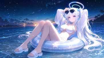 Ushio Noa星光漂浮蓝色档案 · 动态壁纸